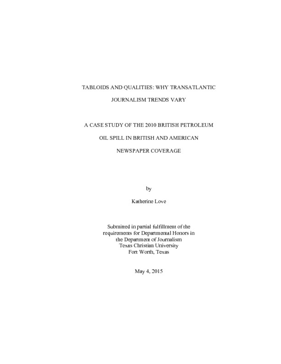 Phd thesis in journalism